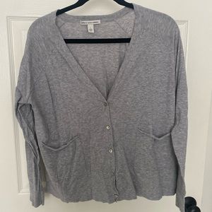 Cotton by autumn cashmere lightweight boxy cardigan